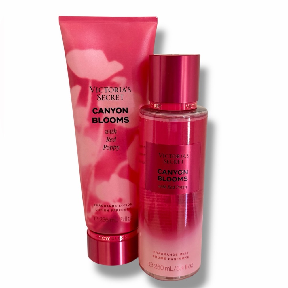 Victoria's Secret Canyon Blooms Bundle of TWO Lotion & Body Mist NWT